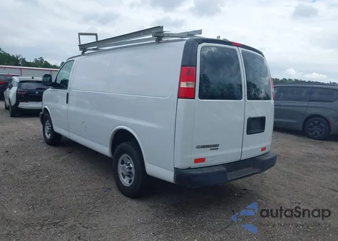 2013 Chevrolet Express 2500 Work Van из США, поврежденный, VIN 1GCWGFCA2D1158787